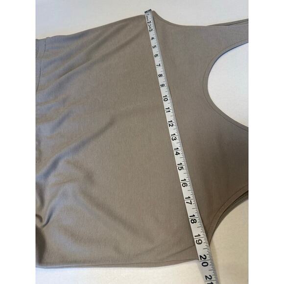 Haven Well Within Size Large Midi Dress 100% Cotton Tie Waist Lagenlook Neutral - Picture 7 of 10